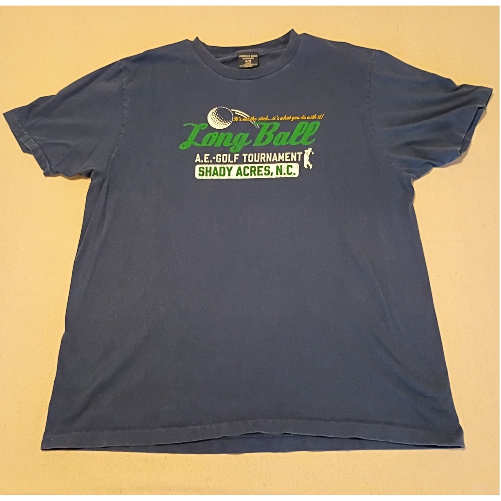 American Eagle Mens XL Long Ball Golf Tournament Shady Acres NC Graphic T-Shirt
